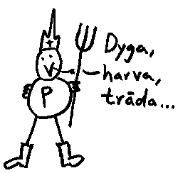 Påven brukar jorden.