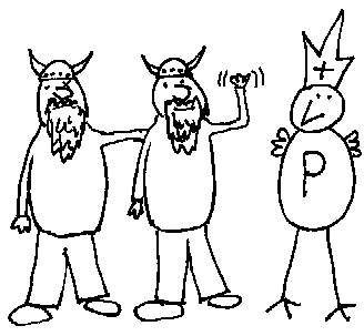 En förbryllad påve presenteras för Odens okände bror Asa-Nisse.