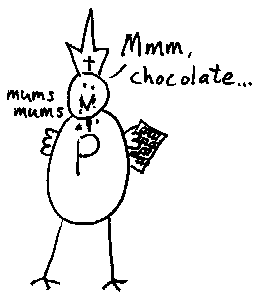 Påven får nog köpa en ny chokladkalender för december.