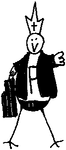 Påven tror att han är sin skapares avbild.