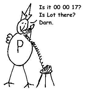 The Popes gets tired of always having to try all the numbers and makes another important invention.